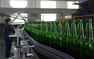 Máquina llenadora de cerveza de botella